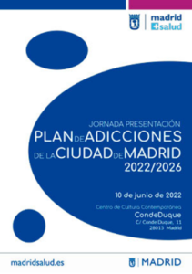 Portada del plan de adicciones de la ciudad de Madrid